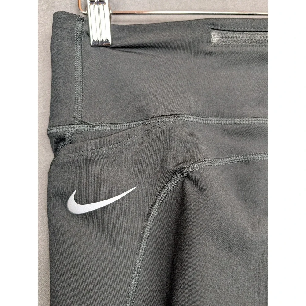 Nike Women's Dri-FIT Training Leggings Gray‎ High-Rise Activewear Size Medium